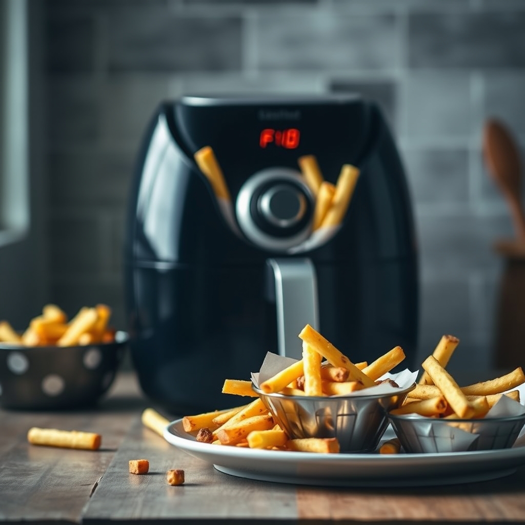 Où trouver des recettes d'airfryer et des idées de cuisson ? · Airfryer et frites surgelées temps de cuisson