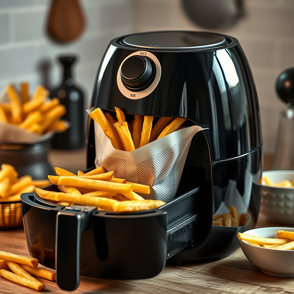Temps de cuisson airfryer pour frites surgelées : le tableau de référence · Airfryer et frites surgelées temps de cuisso