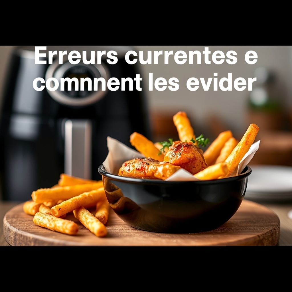 Erreurs courantes et comment les éviter · Airfryer et huile quelle quantité utiliser