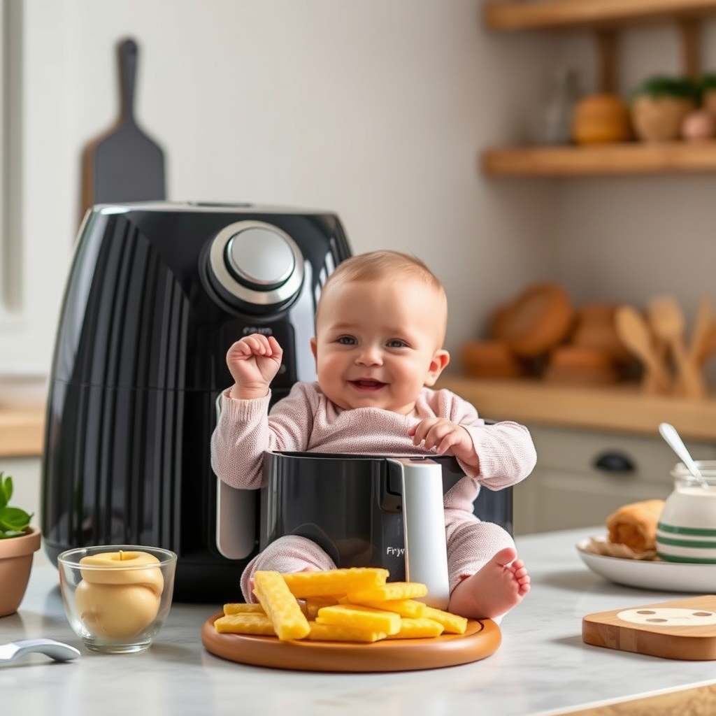 Cuisson vapeur ou cuisson Airfryer pour bébé : quelle méthode privilégier ? · Airfryer pour bébé cuisson douce
