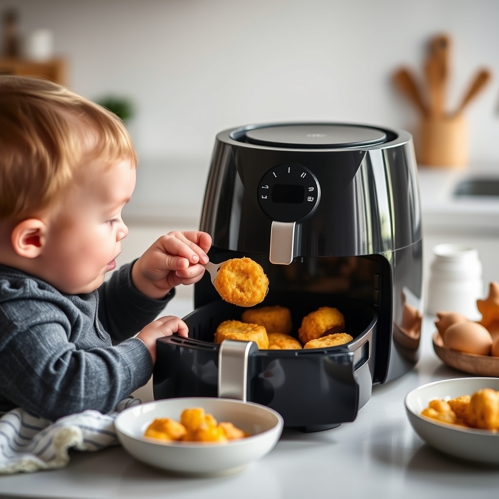 Matériaux toxiques dans un airfryer : comment les éviter pour bébé ? · Airfryer pour bébé cuisson douce