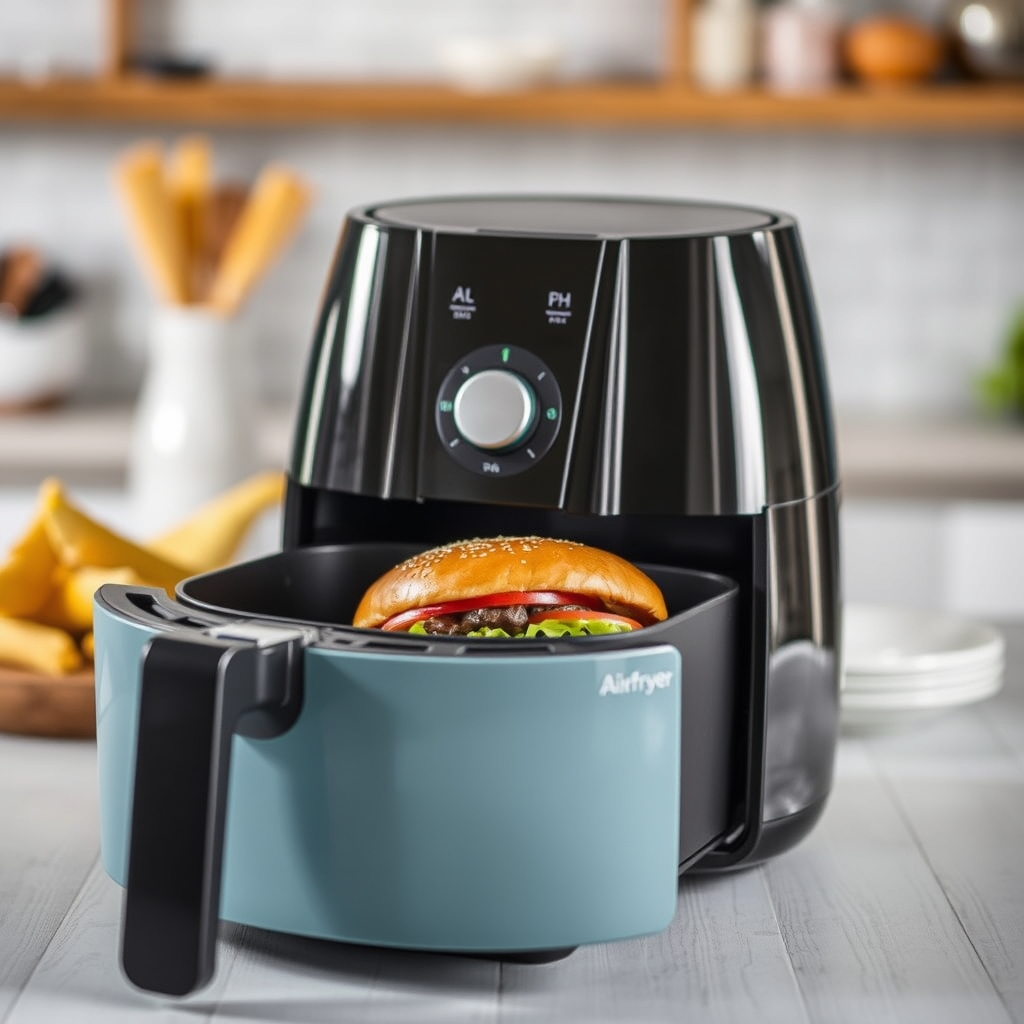 Combien coûte un airfryer et où l'acheter au meilleur prix ? · Airfryer pour cuisson des burgers et steaks