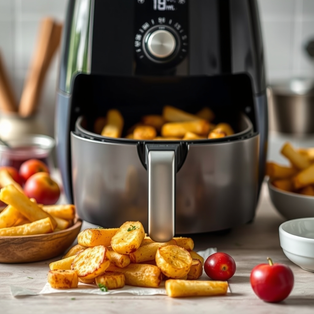 Comment choisir son airfryer pour des pommes de terre rôties ? · Airfryer pour cuisson des pommes de terre rôties parfai